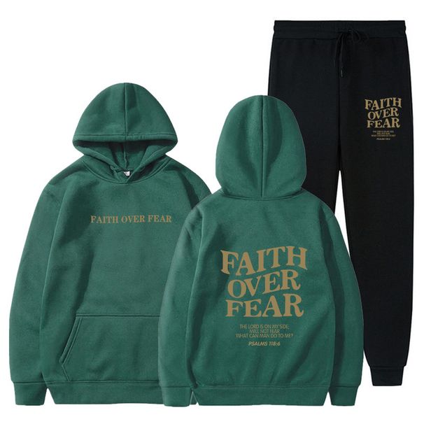 Completo da uomo in pile casual con felpa con cappuccio e jogger - Abbigliamento da casa unisex in pile per l'inverno, abbigliamento casual streetwear (diversi colori e taglie)_voghion.com