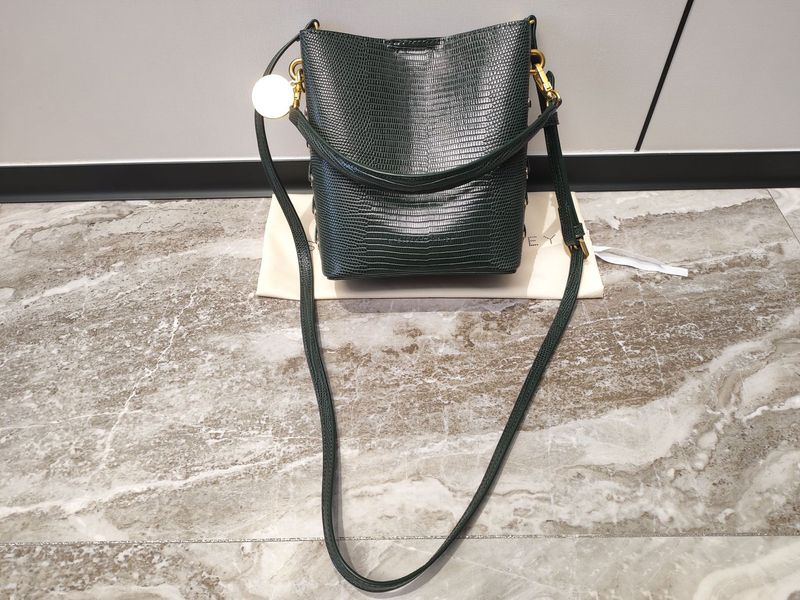 Borsa a mano Frayme con motivo a secchiello e lucertola 2024, nuova moda, grande capacità, borsa a tracolla di alta qualità, tracolla singola_voghion.com