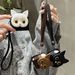 Cute Cat Leather For 1/2/3/4/5 Generation A Pple Wireless Bluetooth Earphones Protective Case Pro2 New Model_voghion.com