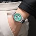 MEGIR Luxury Moon Phase Quartz Watch For Men & Women - 42mm Stainless Steel Case, Water Resistant, Elegant Business Chronograph With Luminous Hands_voghion.com