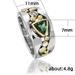 Anello alla moda con motivo cavo creativo in stile etnico Cao Shi intarsiato con zirconi verdi_voghion.com