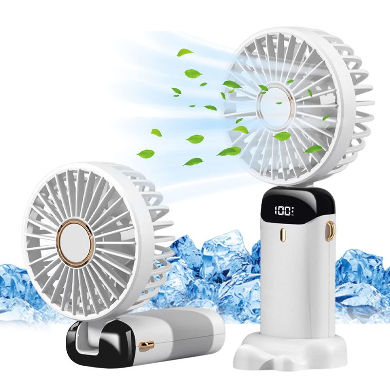 Ventilator electric portabil de aer condiționat, mini răcitor, reîncărcabil, ventilatoare de gât pentru acasă, lame de condiționare USB_voghion.com