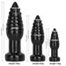 Super Small To Large Three Size Pointed Anal Plug Suction Cup Backyard Anal Sex Products Chrysanthemum Thick Fisting Toys Anal Expansion_voghion.com