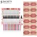 Set de delineadores de labios líquidos mate SHCOETY - Brillo labial nude resistente al agua, lápiz labial de larga duración - Kit de brillo labial con acabado mate_voghion.com