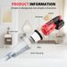 Portable Cordless Handheld Car Vacuum Cleaner With Lithium Battery, 20000Pa Strong Suction, Multi-Purpose For Home & Car_voghion.com
