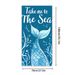 Take Me To The Beach Mermaid Beach Towel Printed Towel Beach Absorbent Beach Towel_voghion.com