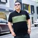 Herrenbekleidung Sommer-Poloshirt für Herren in Übergröße mit kurzen Ärmeln und extra großem, lockerem Revers, halbärmelig, reine Baumwolle, Hong Kong-Stil, dickes Herrenhemd_voghion.com