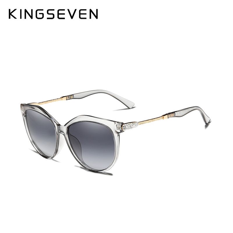 KINGSEVEN 2022 polariserade solglasögon för kvinnor Gradient Lens Lyxiga solglasögon Märke Lentes de sol Mujer_voghion.com
