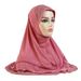Malay women's crystal linen silk patchwork hat headscarf H310_voghion.com