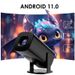 P30 Mini Android 11 WiFi6 Support 4K 1080P 2.4G&5G WiFi 1280*720P Smart Home Cinema Portable Projector_voghion.com