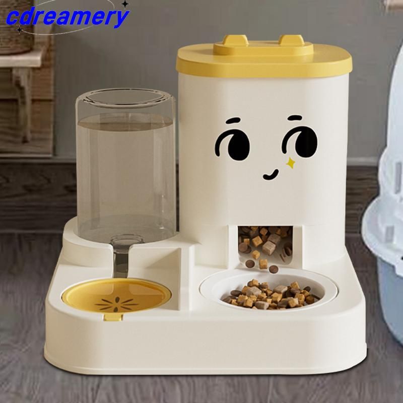 Comedero automático 2 en 1 para perros y gatos, dispensador de agua de gran capacidad, comedero, suministros para perros y gatos._voghion.com