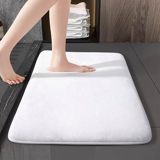 Super Absorbent Floor Mat, Super Absorbent Bath Mat, Super Anti Slip Coral Velvet Bathroom Floor Mat, Door Mat_voghion.com