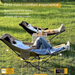 Kun Chai Outdoor High-Back Reclining Moon Camping Recliner Home Leisure Folding Chair With Footrest Three-Level_voghion.com