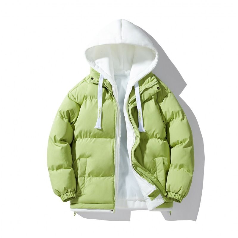 Herrenbekleidung, Mode, Paar, lockerer Mantel, Winterurlaub, zwei Mäntel_voghion.com