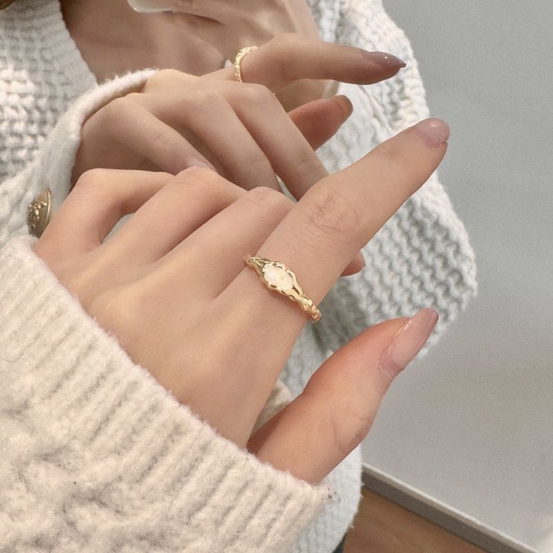 Anello a forma di farfalla in smalto colorato per donna, design aperto regolabile, sensazione unica di alta qualità, nuovi gioielli alla moda_voghion.com