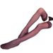 Sexy Women's Core-Spun Silk Leggings Ultra-Thin Long Tube Stockings Mid-Length Lace Trim Over-the-Knee Socks Lingerie_voghion.com