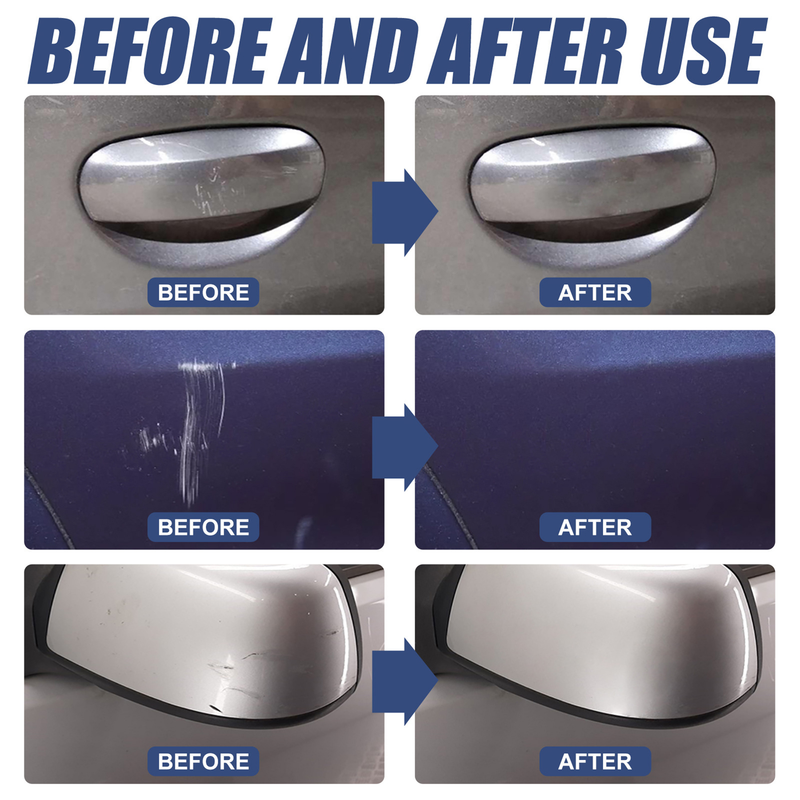 Yuanmheng 1 Set 15/60/120ml Scratches Repair Wax Powerful Cleaning Maintenance Car Scratch And Swirl Remover Scratch Repair Tool Car Accessories_voghion.com