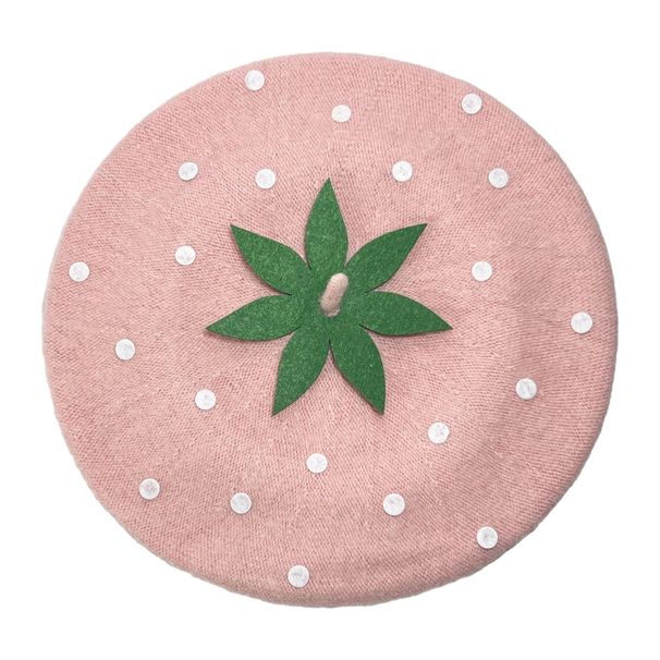 Modischer Hut, Weihnachtsmütze, französische Baskenmütze für Damen, für Festivals, Reisen, Weihnachten_voghion.com