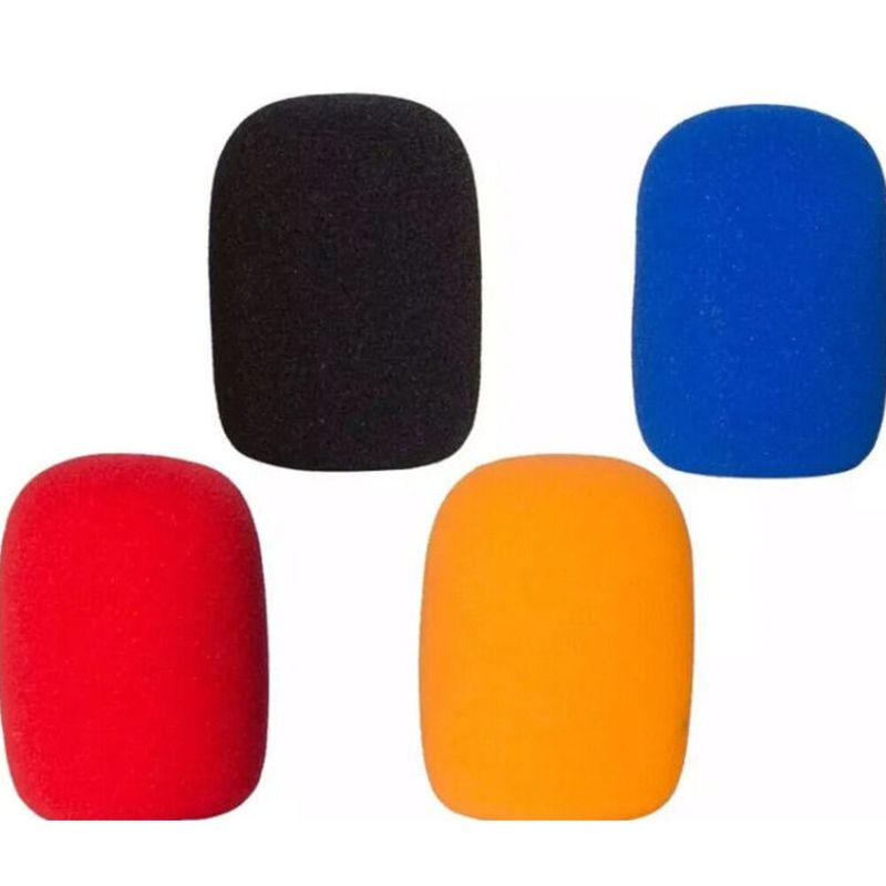 Thickened Sponge Protective Cotton KTV Microphone Anti-Spray Windscreen Soundproof Mic Cover_voghion.com