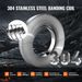 Banding Strapping Kit With Strapping Tensioner Tool, 100 Ft Length 304 Stainless Steel Banding, 100 Metal Seals, Pallet Packaging Strapping Banding_voghion.com