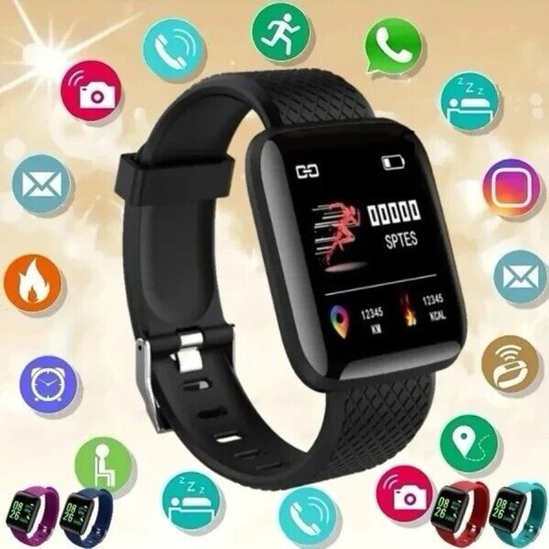 Multifunktions-Smartwatch für Männer, Frauen, Kinder, Nachrichtenerinnerung, Musiksteuerung, Sport_voghion.com