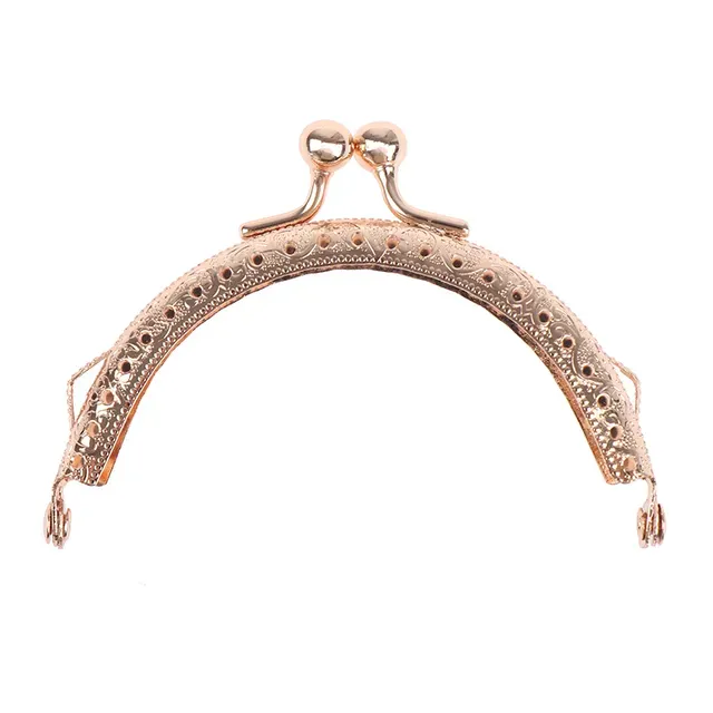 8.5cm Round Metal Frame Purse Handle Clutch Bag Handbag Clasp Lock Bags Hardware_voghion.com