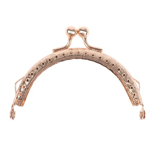 8.5cm Round Metal Frame Purse Handle Clutch Bag Handbag Clasp Lock Bags Hardware_voghion.com