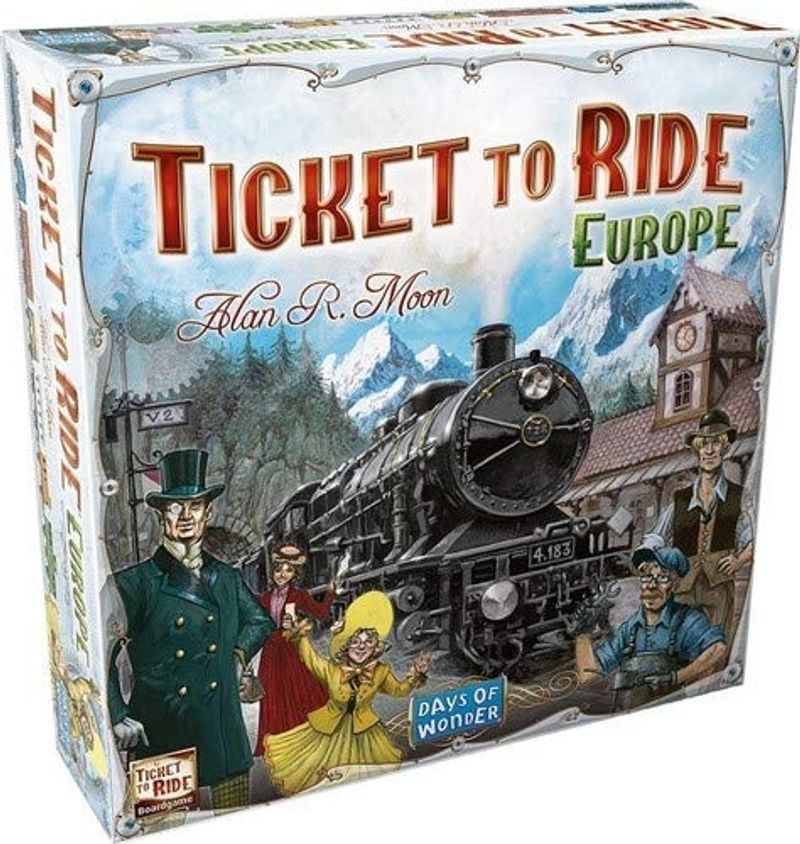 Newest Ticket To Ride Card Game Desk Game For Party Exciting Train Adventure European Edition Card Game_voghion.com