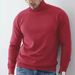 Inner Layer Autumn Winter Fleece Lined Turtleneck Long Sleeve T-Shirt Men's Pullover Thermal Base Shirt Top_voghion.com