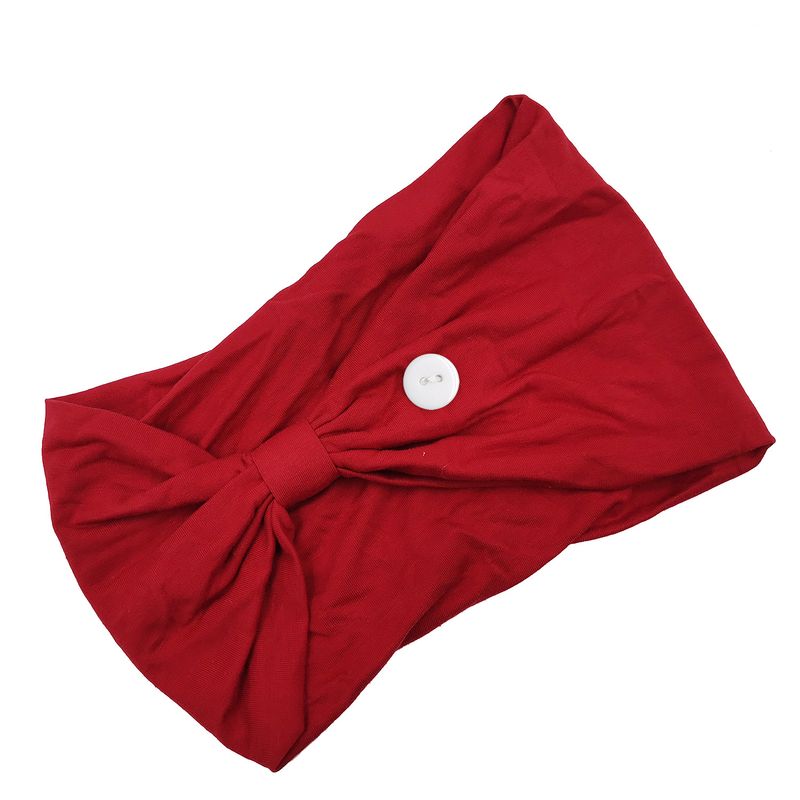 K5 Solid Color Anti-Strangulation Headband Mask Button Hairband_voghion.com