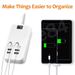 6-Port-USB-Hub mit Schnellladefunktion, Netzteil, UK-Steckeradapter, Handy-Adapter_voghion.com