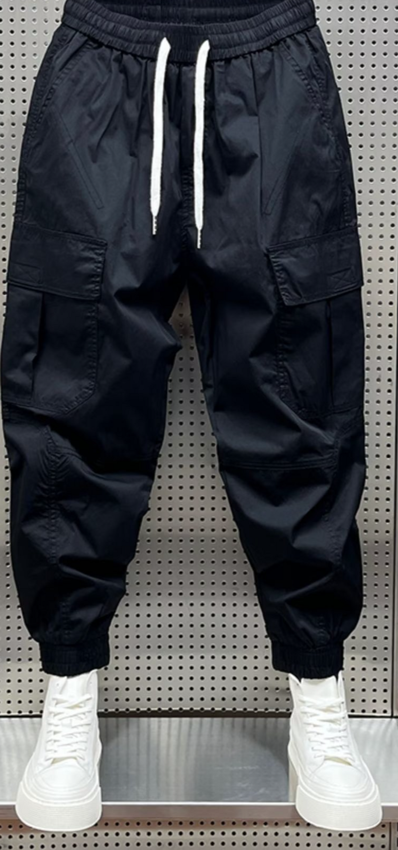 Men's Clothing gewaschene Retro-Arbeitskleidung, locker sitzende, vielseitige Outdoor-Freizeithose für Herren mit mehreren Taschen_voghion.com
