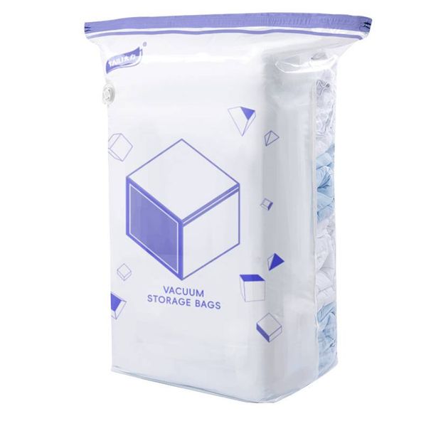 Vakum Sıkıştırma Torbası Ücretsiz Vakum Saklama Torbası Ev Giyim Pamuklu Yorgan Saklama Vakum Torbası_voghion.com