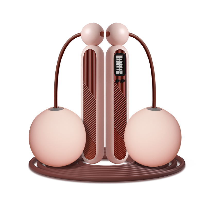 KaySpeed Smart Counting Weighted Rope With Rope Cordless Two-in-One Jump Rope KJ36 Blush_voghion.com