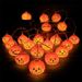 LED Halloween Pumpkin Ghost Festival Decorative String Lights Battery Remote Control USB Color Party Decoration Light_voghion.com