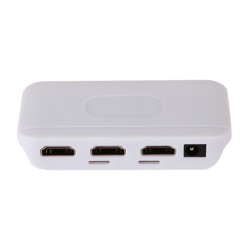 Xinweiqing HD 1 in 2 ut portabel förstärkningsfunktioner Driv videodelare med hög klarhet för HDCP1.2_voghion.com