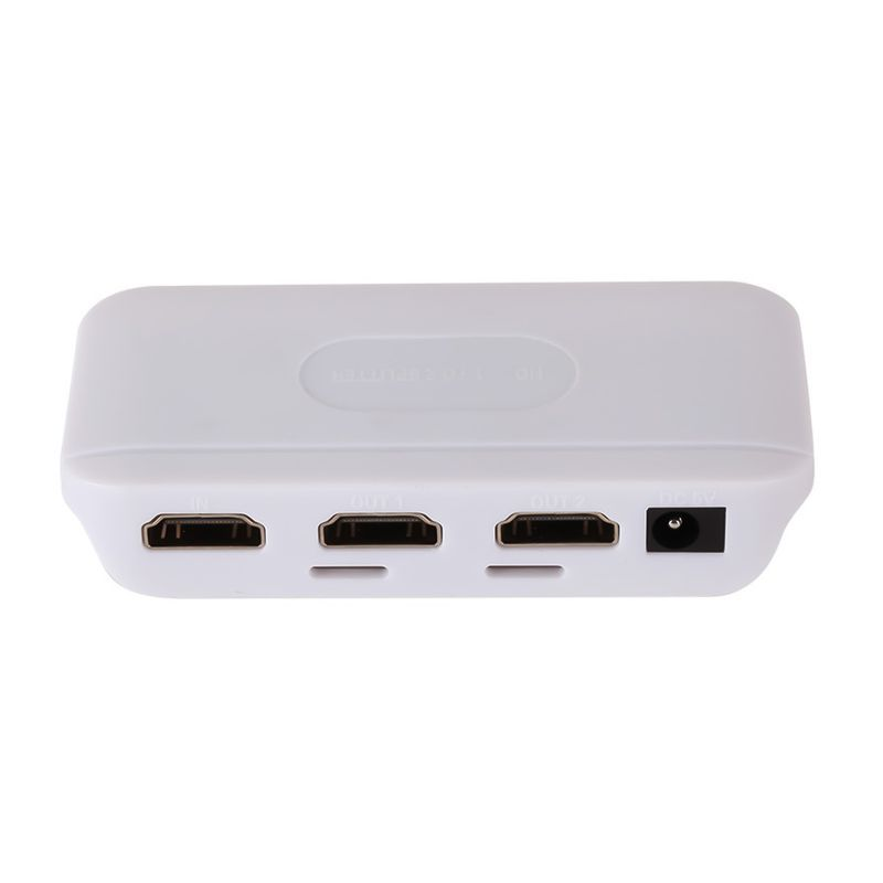 Xinweiqing HD 1 in 2 Out Portable Amplification Capabilities Powered High Clarity Video Splitter for HDCP1.2_voghion.com