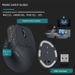Ergonomic Vertical Wireless Bluetooth Connection With Display Rechargeable Multifunctional Office Mouse Game_voghion.com