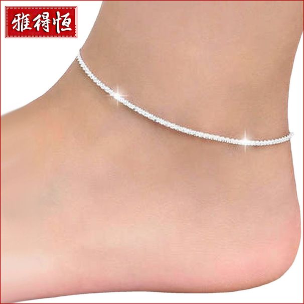 Hot Selling Baby's Breath Anklet For Women, Trendy And Popular Simple Ankle Chain_voghion.com