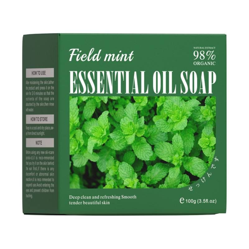 Savon artisanal aux huiles essentielles Der.J - Savon nettoyant et de bain extrait de plantes_voghion.com