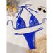 Damenbekleidung Neue Sexy Shiny Pearl T String Bikini Badeanzug Bikini Set_voghion.com