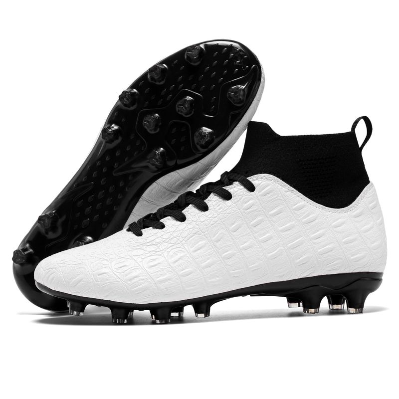Falcon New High-top Long Soccer TF Broken Spike Special Training Shoes Football Men's Model_voghion.com