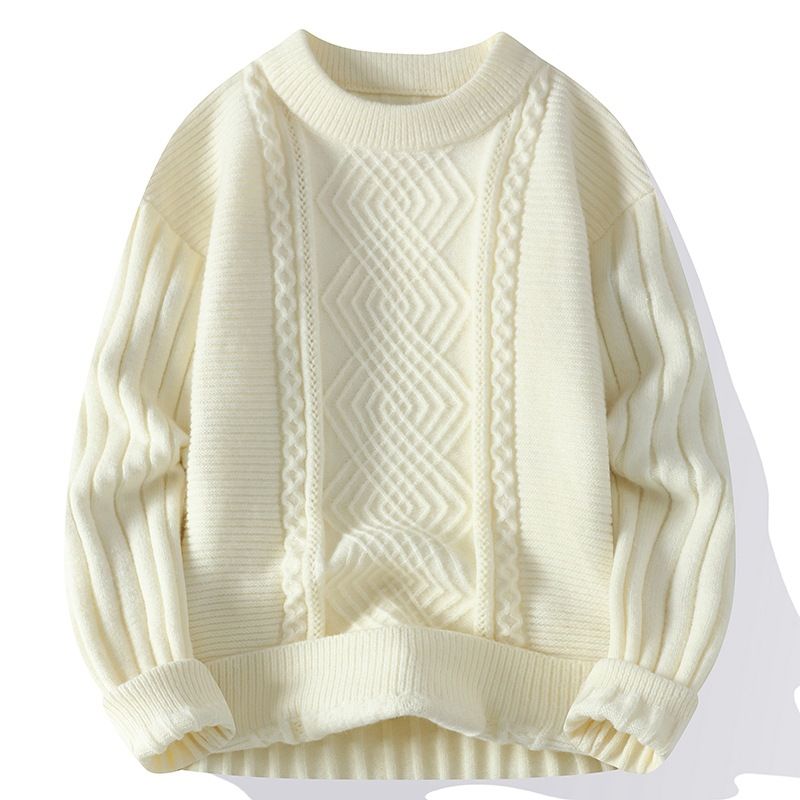 2023 Mode casual verdikte breisels losse luie herfst winterjas trui Gebakken deeg Twists_voghion.com