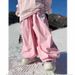 Wasserdichte Unisex-Skihose für Damen und Herren – Winddichte Snowboardhose mit Wärmeisolierung, leicht und strapazierfähig für Wintersport (Pink)_voghion.com