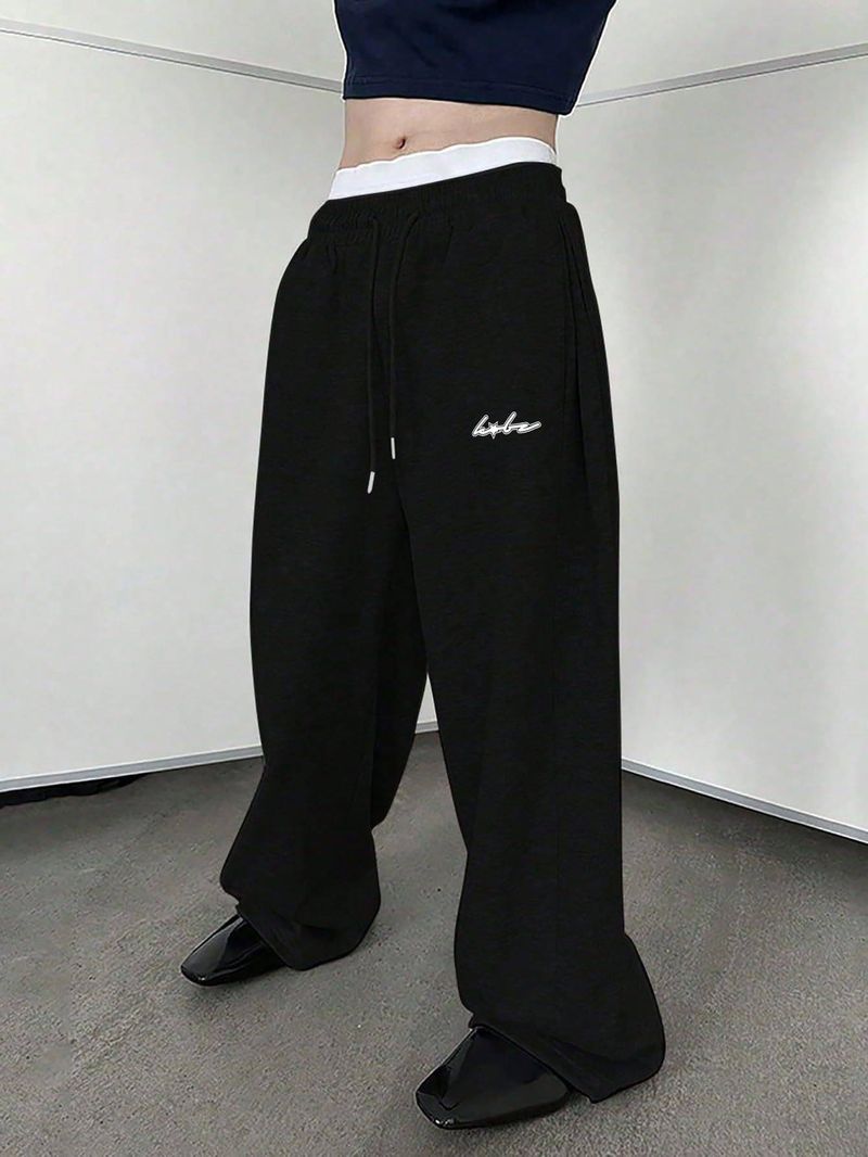New European And American Pants For Men In All Seasons, Loose Fitting Straight Leg Sports And Casual Pants, Hot Selling Suit Long_voghion.com