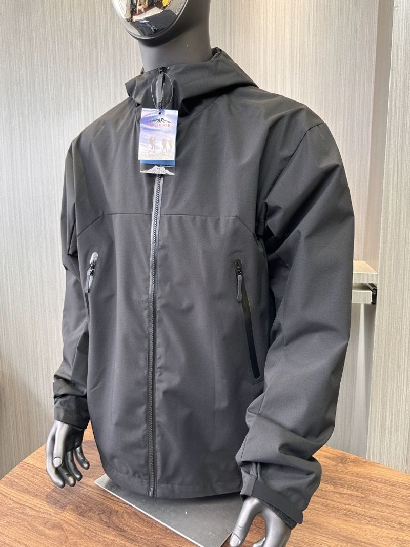 Herrkläder utomhus berg vindtät och vattentät herr casual luva attackjacka softshell kläder_voghion.com