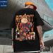 C&JAmerican Oversize Short Sleeve T-shirt Men's Fashion Plus Size Men's Couple bf Loose 2023 Half Sleeve Fashion_voghion.com