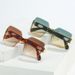 New generous frame Sunglasses Fashion frameless women's sunglasses Trend Versatile sun visors M591_voghion.com