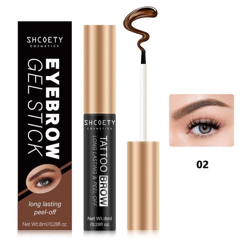 Eyebrow Enhancers Tear Off Eyebrow Glue Lasting Non Smudge Waterproof And Sweat Proof Easy To Color Three Color Eyebrow Dye Makeup_voghion.com