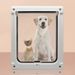 Supplies Pet Cat Blocker Cage Fence Hole Passage Two-Way Dog Door_voghion.com
